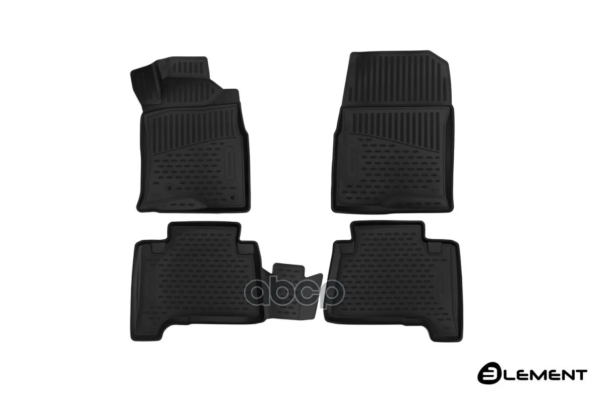 Коврики 3d В Салон Toyota Hilux Surf, 2002-2009, Внедорожник, П.Р., 4 Шт.(Полиуретан) ELEMENT арт. ELEMENT3D48154210