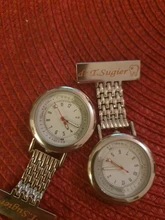 Personaliza tu nombre grabado Pin broche Gran Conde Pluse Metro Dial luminoso mano de calidad superior de acero inoxidable Fob reloj de bolsillo de la enfermera