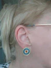 Retro Earrings Catwalk Domineering Lion American Baroque Fashion European with The Same