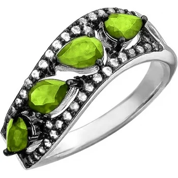 

Esthete ring with silver and cubic zirconia