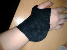 Muñequera de Protección deportiva de turmalina, cinturón de autocalentamiento, almohadillas de terapia magnética con infrarrojos lejanos, alivio del dolor, 1 par