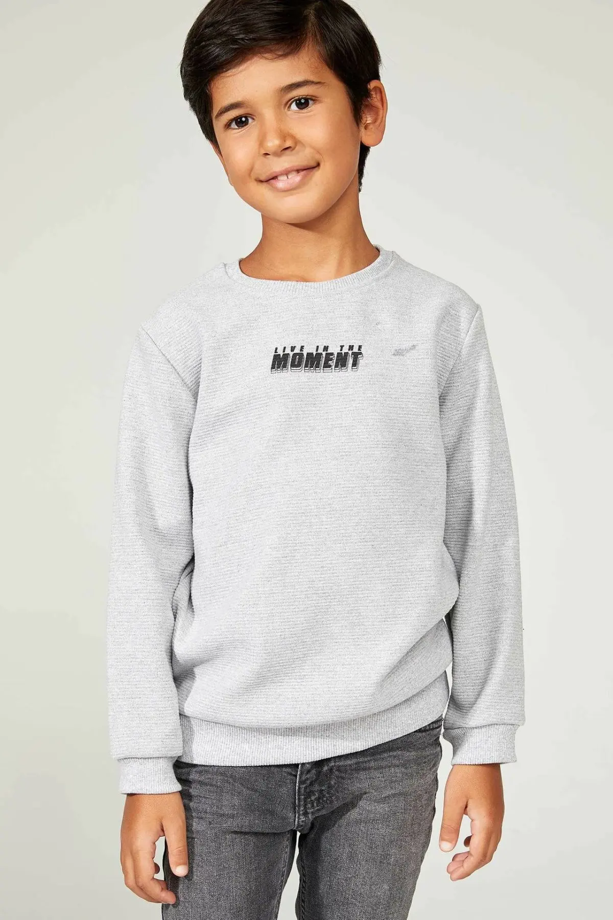 

DeFacto New Boys O-neck Casual Pullovers Letter Pattern Fashion Simple Pullovers Sportwear Autumn Boys - L9649A619AU