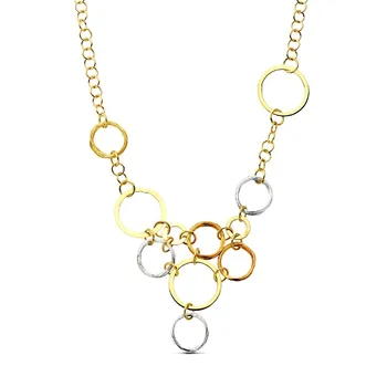 

Choker 18k gold two-color 45cm. 14,35gr. [AB3169]