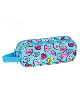 

CASE PENCIL POUCH DOUBLE SAFTA SWEET HEART
