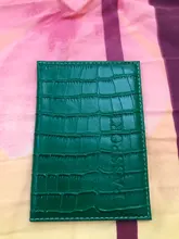 Cuero de la PU de patrón de cocodrilo pasaporte viaje cartera funda para pasaportes titular de la tarjeta de identificación Unisex de crédito caso porte carta