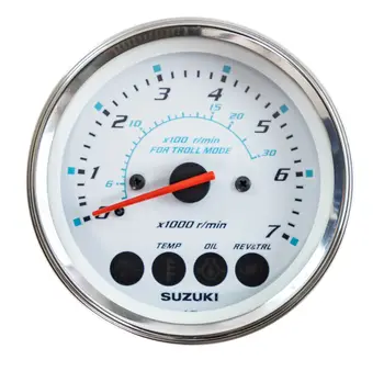 

Tachometer 4 ", 7000 rpm, Suzuki df40a-140a/150a-200a, white 3420093j53000
