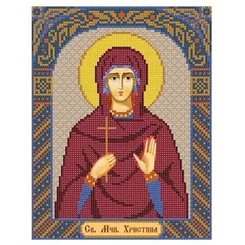 

S9126 set for embroidery with beads 'Nova sloboda' 'St. MCH. Christina ', 18x25 cm