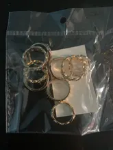 DIEZI-Conjunto de anillos para articulaciones estilo Hip Hop para mujeres y niñas, sortijas bohemias, Color dorado, Estilo Vintage