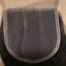 YISEA onda del cuerpo mechones con cierre 3 mechones brasileño de la armadura del pelo extensiones de cabello humano mechones con cierre de encaje de cierre con mechones