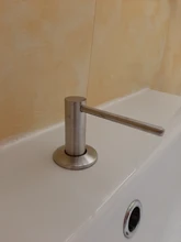 Sink Soap-Dispenser Pump Detergent Liquid Stainless-Steel Kitchen Black Solid Large-Capacity