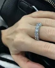 BRAVKIS bandas de boda eternidad anillos con Zirconia para las mujeres CZ cristal promesa Dedo de compromiso anillo joyas de diseño Bague BUR0279