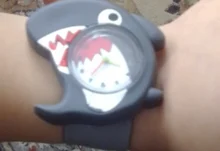 Reloj de unicornio y tiburón para niños, cronógrafo de cuarzo con correa de silicona Slap, regalo de navidad, 11 estilos