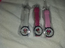 Reloj colorido de dibujos animados para niñas y niños, 8 colores de caramelo, bonito, Mickey, Infanti