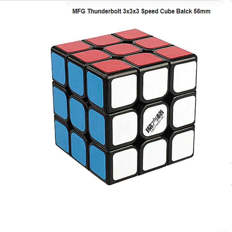 Qiyi mofangge новые Thunderclap V1 3x3x3 Волшебные cubethonder Пазлы Куб Профессиональная скорость magico Cubo традиционные кубические игрушки - Цвет: black