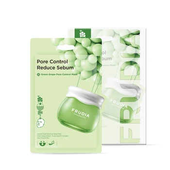 

Facial Mask - Green Grape Pore Control Sheet Mask(1pc) Frudia Serum Cream Moisturize Essence Face Care Skin Care Korea Cosmetic