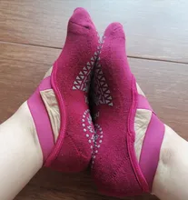 Transpirable Anti-fricción medias de Yoga para Mujeres de silicona antideslizante Pilates Barre transpirable deportes baile calcetines zapatillas con puños