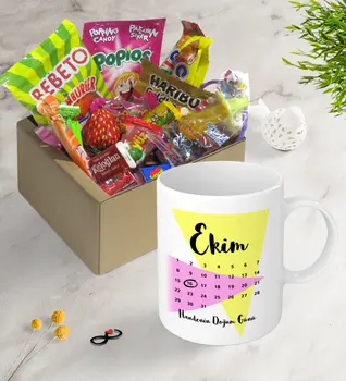 

Personalized Calendar Birthday Nostalgic Lezzetler Mug Seti-5