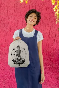 

Angemiel Bag Cactus Gun And Guitar Cloth Backpack