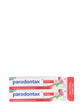 

Parodontax duplo original toothpaste 2x75 ml care your gums to prevent and reduce bleeding.