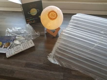 Lámpara de luna con Altavoz Bluetooth Quran, soporte para estante, aplicación de luz nocturna de Control con traducción del Corán