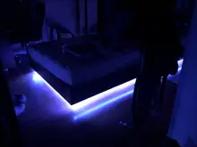SONOFF L1 Lite Wifi inteligente LED tira de luz 5M regulable de la UE/WiFi Flexible RGB luces de tira de aplicación remota Control con Alexa.