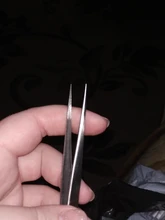 Vetus-Pinzas profesionales para pestañas, de acero inoxidable, antiestáticas, para extensión de pestañas postizas