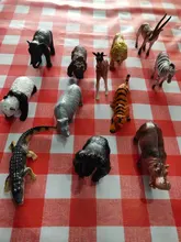 Conjunto de estatuillas de animales de Safari para niños, 12 Uds., figuras de animales de la selva, juguetes educativos, suministros de fiesta