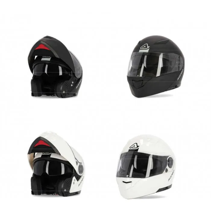 Acerbis Rederwel Modular Helmet Matte Black, Double P/j Approvals - Helmets  - AliExpress