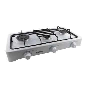 

Cocina gas 3 fuegos Wurko