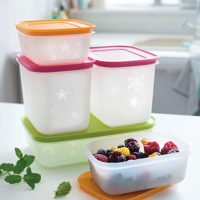 Tupperware-contenedor de almacenamiento para congelador profundo, accesorio  de Material de larga duración, almacenamiento saludable para la cocina -  AliExpress