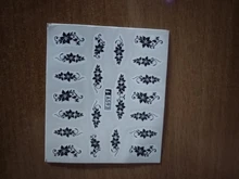 WUF 1pcs Hitoro Flower Nail Stickers Water Transfer Decals Decoration Dream Cather Cather