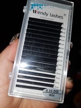 Extensiones de pestañas individuales, 16 hileras, visón falso, gruesas, naturales, clásicas