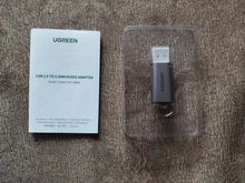 Ugreen-tarjeta de sonido 2 en 1, interfaz de Audio USB, Adaptador de Audio externo de 3,5mm, tarjeta de sonido para ordenador portátil, PS4, auriculares, tarjeta de sonido USB