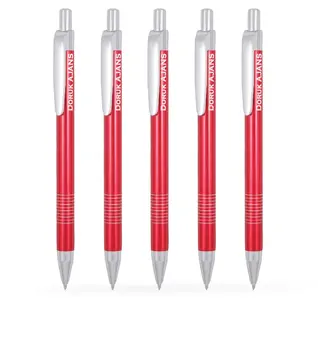 

Personalized Red Metal Ballpoint Pen (100 Pcs) Model 373