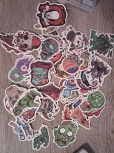 50 Uds. Con Graffiti de pegatinas de Terror, pegatinas oscuras divertidas para Estuche De Viaje, portátil, monopatín, guitarra, nevera