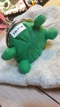 1 Uds. De cartera con forma de rana para Cosplay, monedero con forma de Animal verde, monedero de felpa suave, Mini cartera para tarjetas delgada