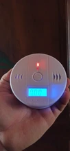 Sensor fotoeléctrico de seguridad para el hogar, 85dB, aviso de alta sensibilidad LCD, Sensor de Gas de CO independiente, Detector de alarma de intoxicación por monóxido de carbono