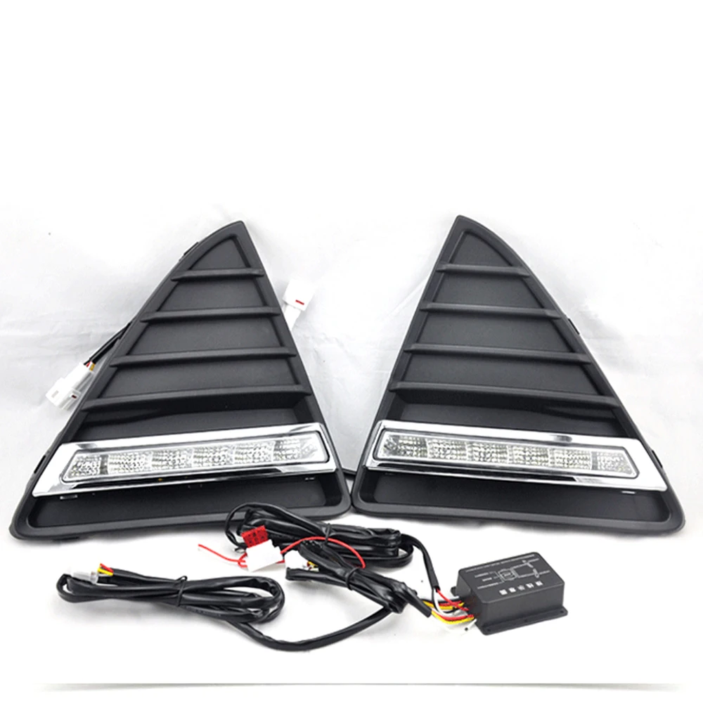 

ECAHAYAKU 1set 12V Waterproof Daytime Running Light DRL for Ford Focus 2012 2013 2014