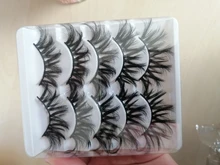 5 pares de pestañas de visón pestañas falsas pestañas volumen dramático pestañas extensión de pestañas falsas