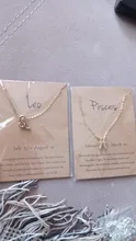 Collares con colgante de 12 Constelaciones, joyería, Gargantilla, signo del zodiaco, Charm, collar de regalo de cumpleaños, acuario, piscis, Leo, Virgo