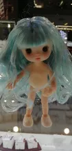 16cm BJD Doll Jointed Movable Girls Toys Female Body Fashion Cute Hairstyles Nude 