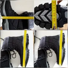 TUINANLE-Botas de nieve impermeables de media caña para mujer, botas cómodas con cordones, para invierno