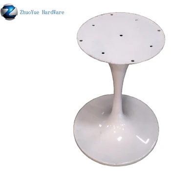 

Outdoor Furniture metal white Powder Coated Pedestal Bar tulip Table Legs Modern stainless steel restaurant tulip table bases