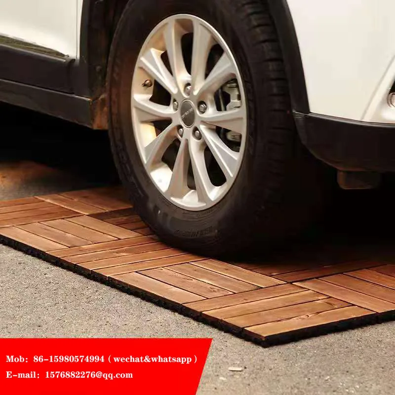 Balcony anticorrosive wood DIY wood floor outdoor anticorrosive splicing floor
