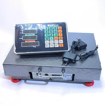 

Scales trading Kelli kl-1529 300 kg size 42x52 cm wireless from the battery