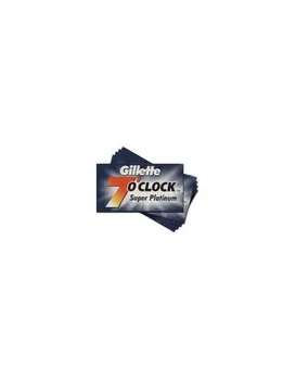 

5 Gillete 7 O'Clock SUPER Platinum Blades