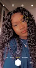 RuiYu 180 densidad 250 rizado de la onda de agua pelo peluca del pelo humano transparente de la onda de agua peluca con malla frontal T parte brasileño mojado y ondulado peluca