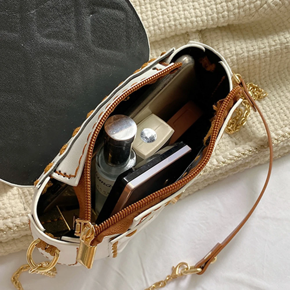 DIY Handmade PU Leather Rhombus Parts Weave Material Set Handbag Shoulder Strap Crossbody Bag Women Accessories With Hardware