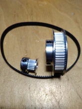 Polea de correa de distribución GT2, 60 dientes, reducción de 20 dientes, 3:1/1:3, accesorios de impresora 3D, ancho de correa de 6mm, diámetro de 5, 8 y 10mm