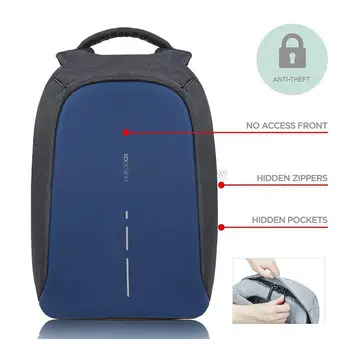 

Backpack for laptop up to 14 inches XD Design Bobby compact (blue)